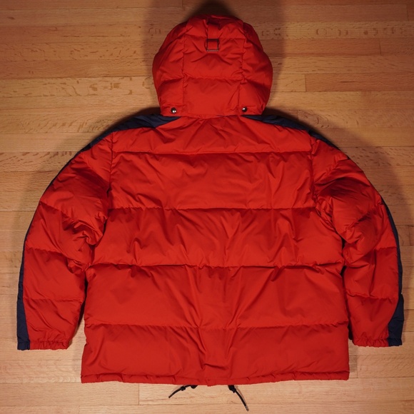 Polo Ralph Lauren Puffer Jacket Red Blue White 1XB Polyester Cotton Brand New - Picture 16 of 16